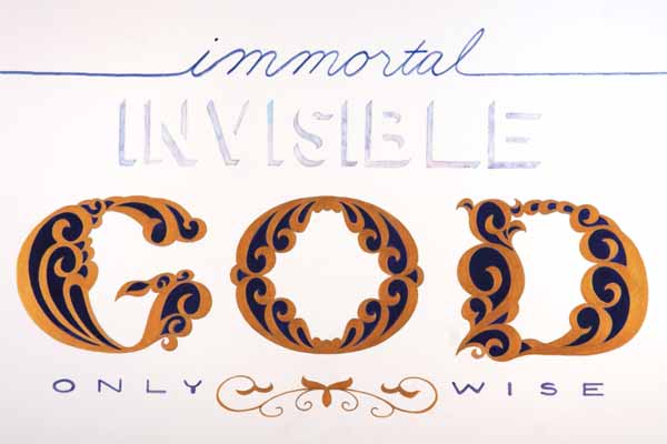 A hymn from the Bible: Immortal Invisible God only wise