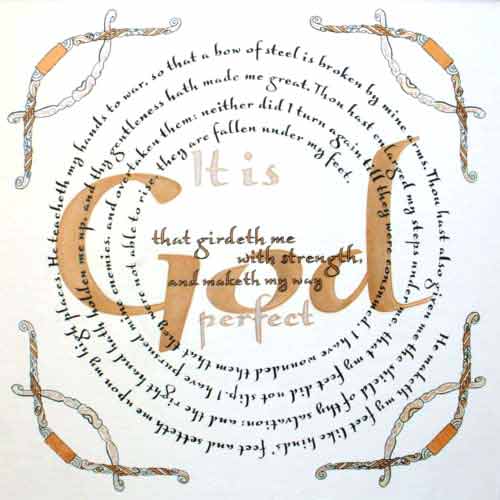 A Psalm of strength and courage