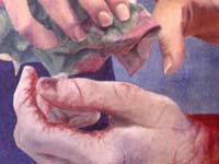 Preparing the body of Christ--the great Healer--for burial